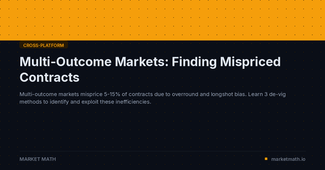 Multi-Outcome Markets: Finding Mispriced Contracts