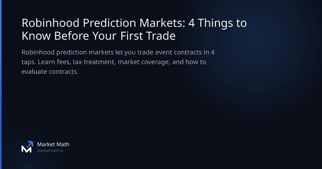 How to Trade on Robinhood Prediction Markets: Step-by-Step Guide (2026)